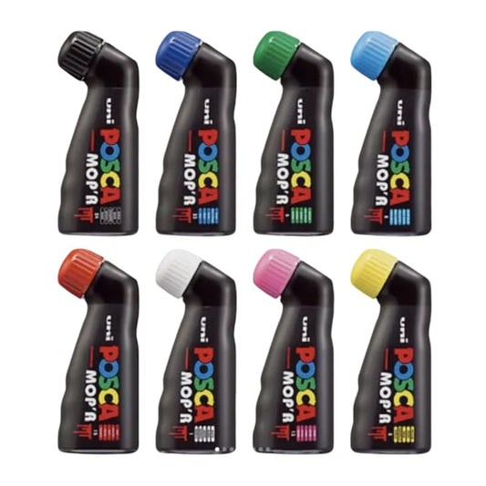 uni-ball Posca MOPR PCM-22 Multi Surface 3-19 mm Round Tip Paint Marker, Multicolour Ink, Pack of 8