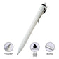 UniBall One Umn S 0.5 Mm Retractable Gel Pen - White Body Black Ink