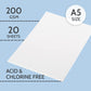 PaperPep Artists' Watercolour Paper 200GSM Cold Pressed A5 Pack of 20+8 Free Sheets