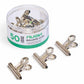 NUOVI 50mm Bulldog Clip (12pcs, Silver)