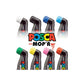 uni-ball Posca MOPR PCM-22 Multi Surface 3-19 mm Round Tip Paint Marker, Multicolour Ink, Pack of 8