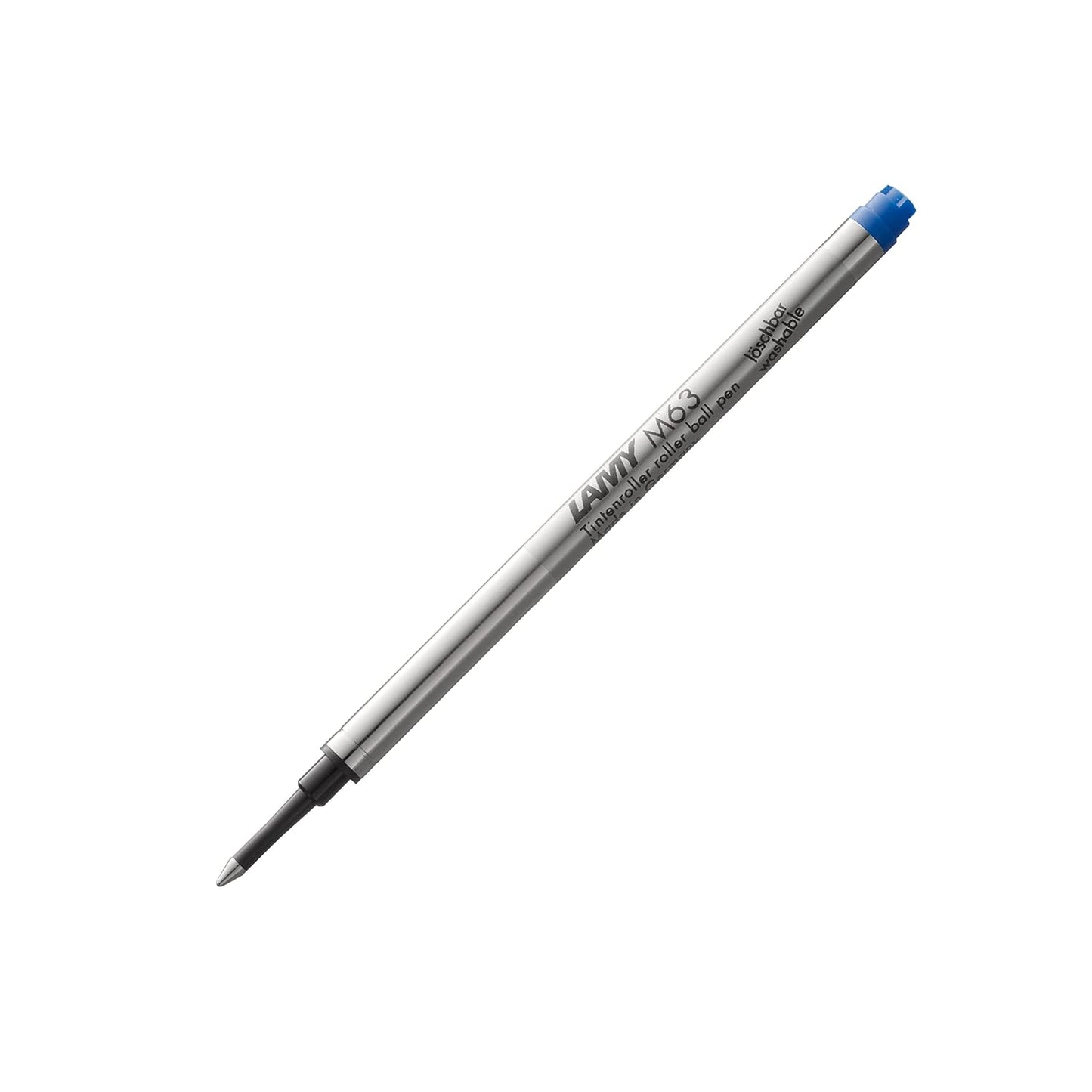 LAMY 1618560 M63 Medium Tip Blue Ink Roller Pen Refill