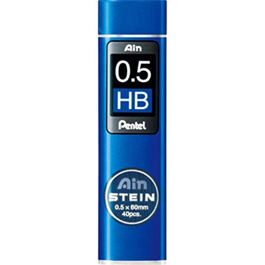 Pentel Ain Stein 0.5mm HB Mechanical Pencil Lead, Pack of 40 (C275-HB)