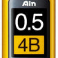 Pentel Ain Stein 0.5mm 4B Mechanical Pencil Lead, Pack of 40 (C275-4B)