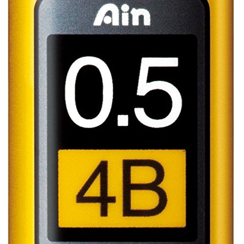 Pentel Ain Stein 0.5mm 4B Mechanical Pencil Lead, Pack of 40 (C275-4B)