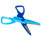 Deli W60001 Zig Zag School Scissor (Pack of 1, Color May Vary)