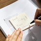 Deli Transparent Sticky Notes,3"x3" Clear Sticky Notes, 900 Sheet (Pack of 1)