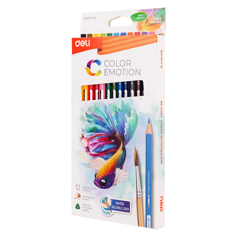 Deli WC00700 Colored Pencil, Multicolor (Pack of 1)