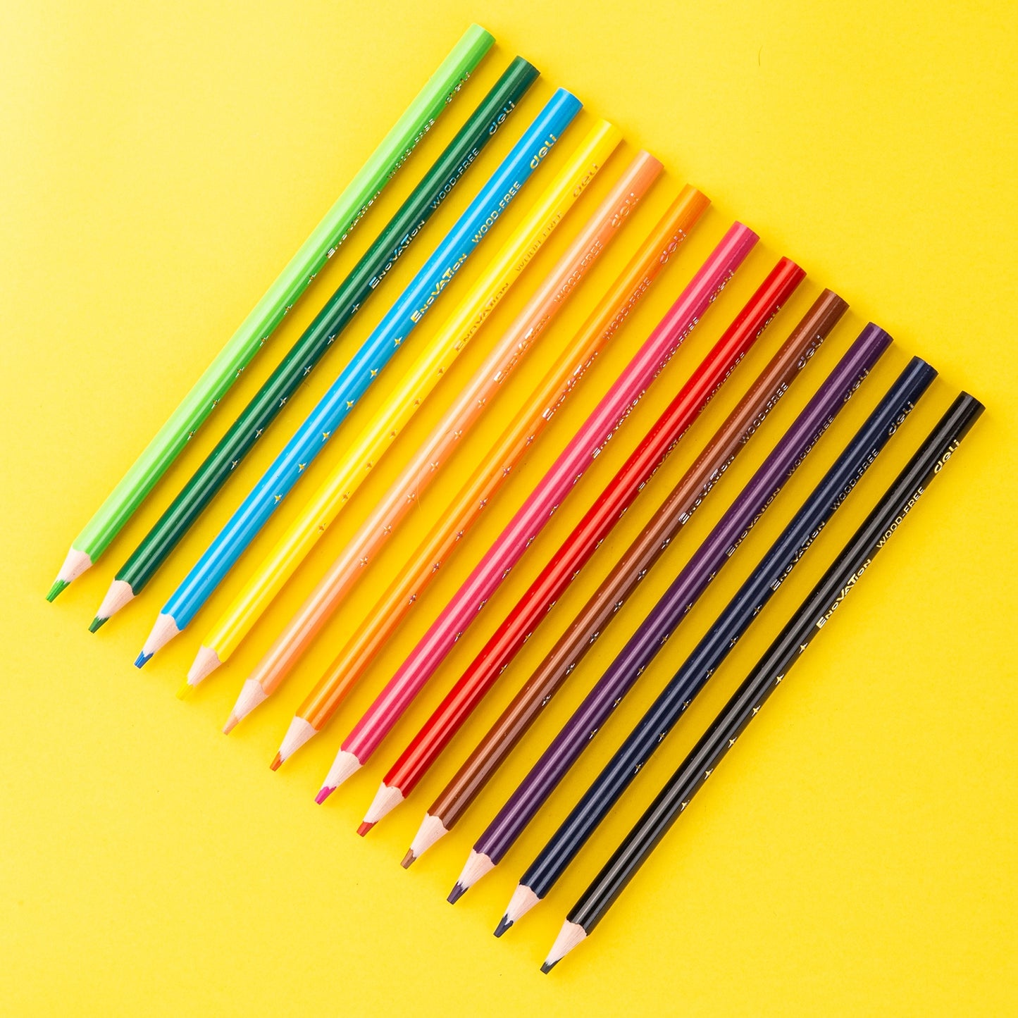 Deli WC112-12 Color Pencils (Multicolor, Pack of 1)