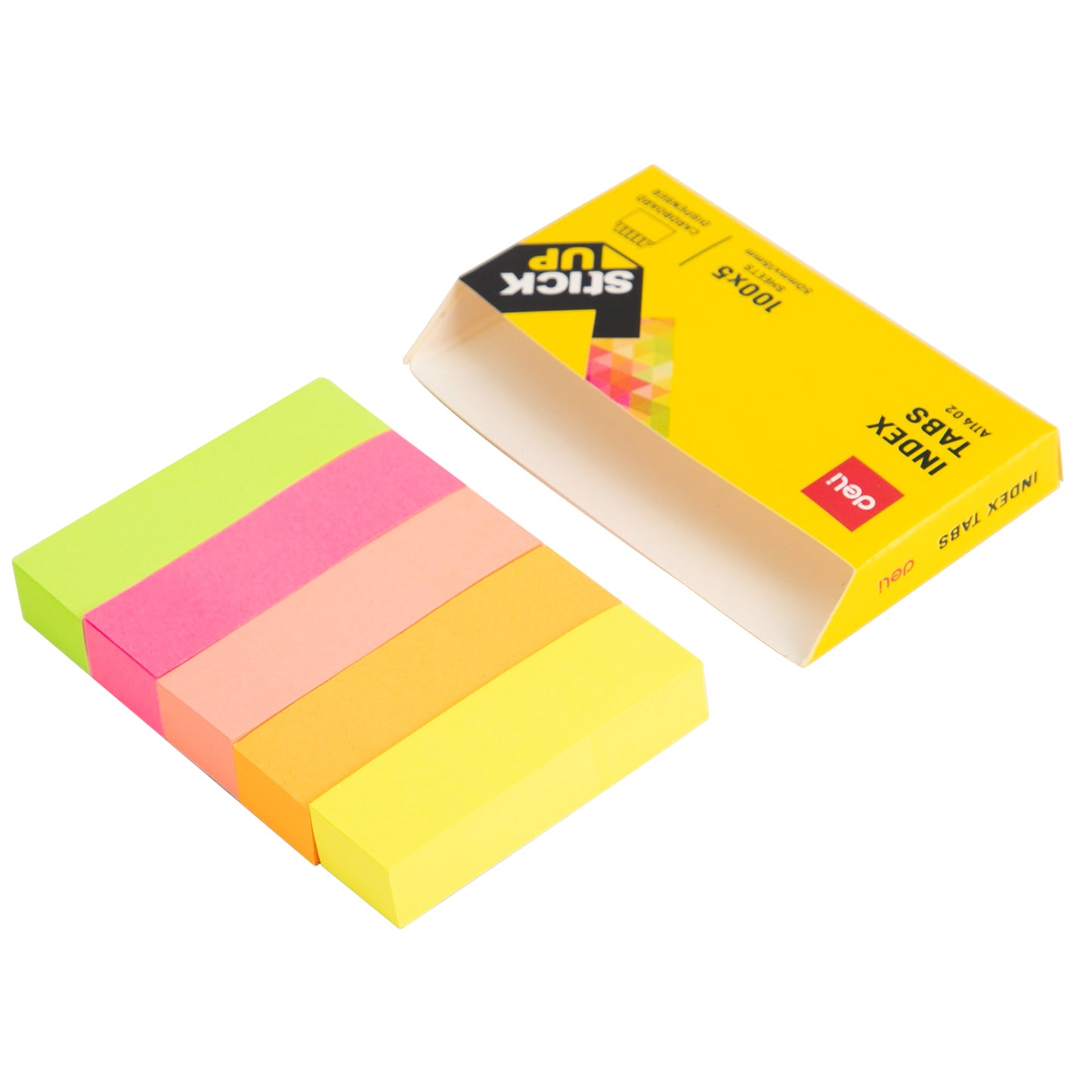 Deli EA11402 Stick Up Index Tabs 50 mm x 15 mm Size