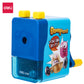 Deli W0739 Rotary Pencil Sharpener, Pack of 1 (Color May Vary)