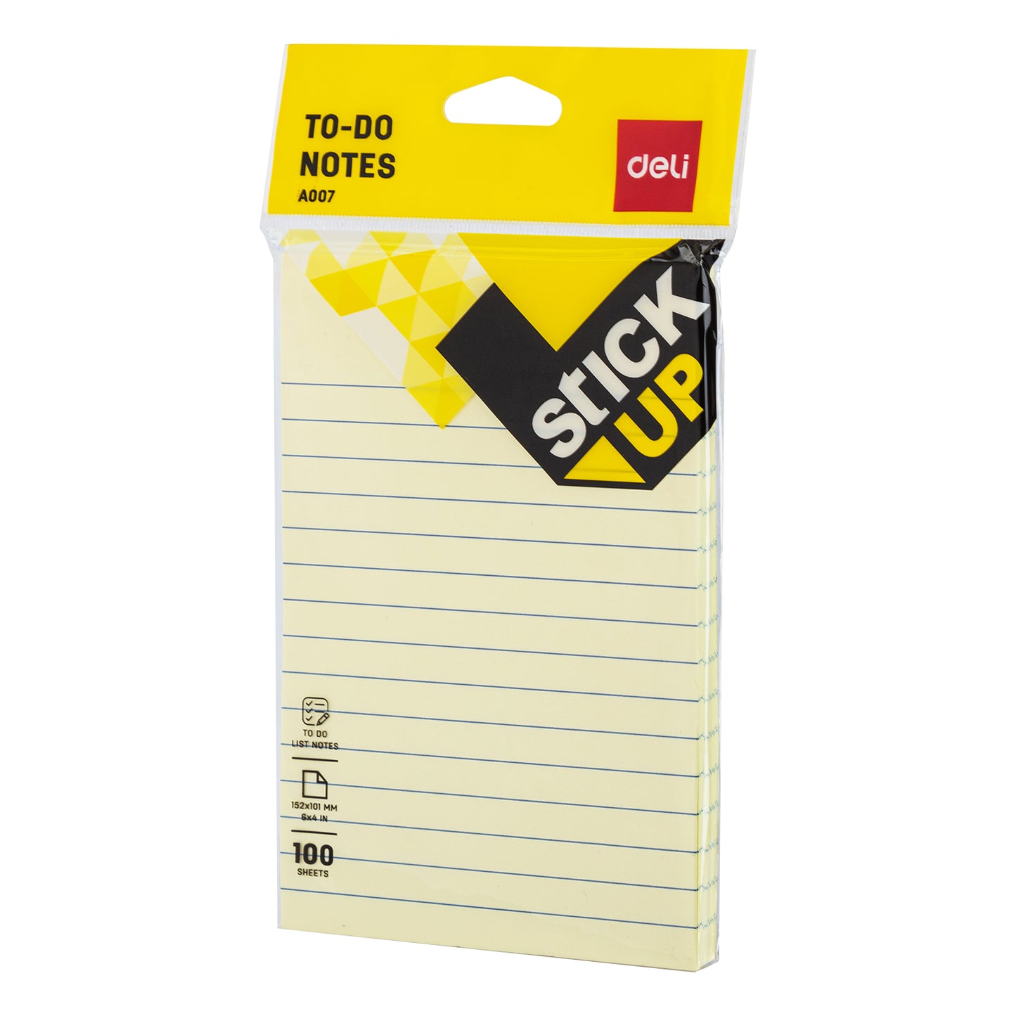 Deli WA00752 6"X4" to-Do Notes, 100 Sheets (Pack of 1)