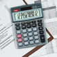 FLAIR Calculator FC 320, Black & Grey, Pack Of 1