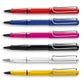 LAMY 4030243 Safari Black Body Medium Tip Blue Ink Roller Ball Pen