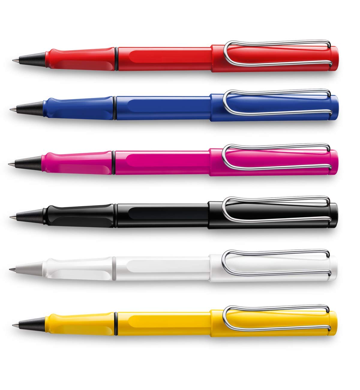 LAMY 4030243 Safari Black Body Medium Tip Blue Ink Roller Ball Pen