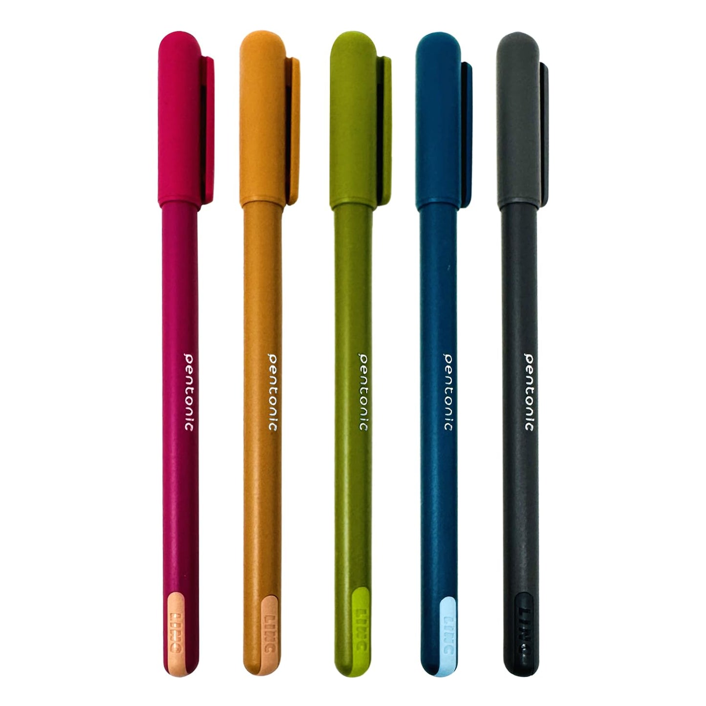 Pentonic Vibrant Colours 0.7mm Ball Pen Dispenser, Blue Ink, Pack of 50