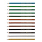 Faber-Castell Triangular Pre-Sharpened Water Soluble Colour Pencils, 24 Shades, Pack of 1