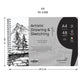 PaperPep Artists' Sketching & Drawing Wiro Pads 90GSM A4 Pack of 48