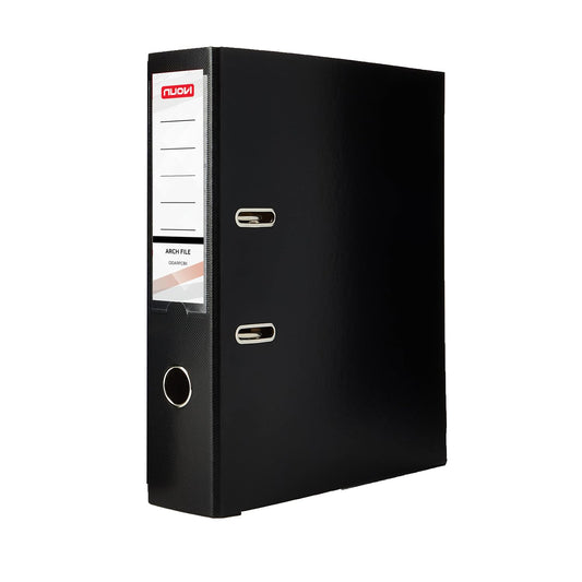 NUOVI 3" Lever Arch File Folder (Black)