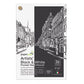 PaperPep Black & White Pocket Sketchbook 220GSM 4"X6" 36 Sheets