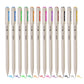Hauser XO Multicolor Gel Pen with Hard Box Case, 12 Bright Ink Colors Pack, Set of 1