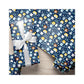 PaperPep Blue Cute Cartoon Animal Print 19"X29" Gift Wrapping Paper, Pack of 5