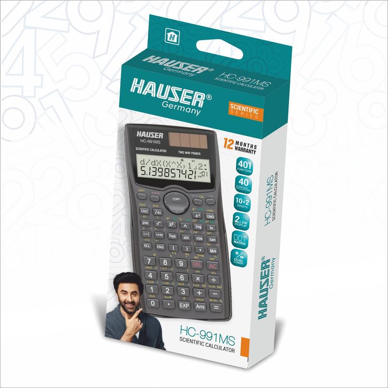Hauser Desktop Series HC 991MS Calculator, Pack of 1