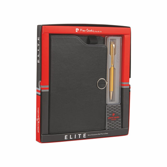 Pierre Cardin Elite Exclusive Gift Set, Set of Ball Pen & A Diary, Blue Ink, Pack Of 1