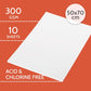 PaperPep Artists' Acrylic Paint Paper 300GSM Cold Pressed 50X70CM Pack of 10