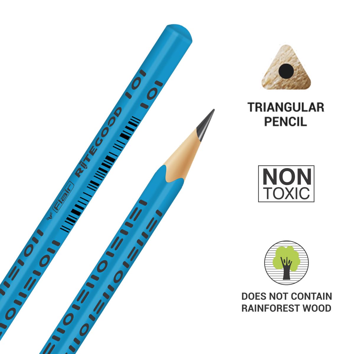 Flair Creative Series Ritegood 40 Pcs Pencil Kit, Sipper Pack of 1
