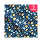 PaperPep Blue Cute Cartoon Animal Print 19"X29" Gift Wrapping Paper, Pack of 5