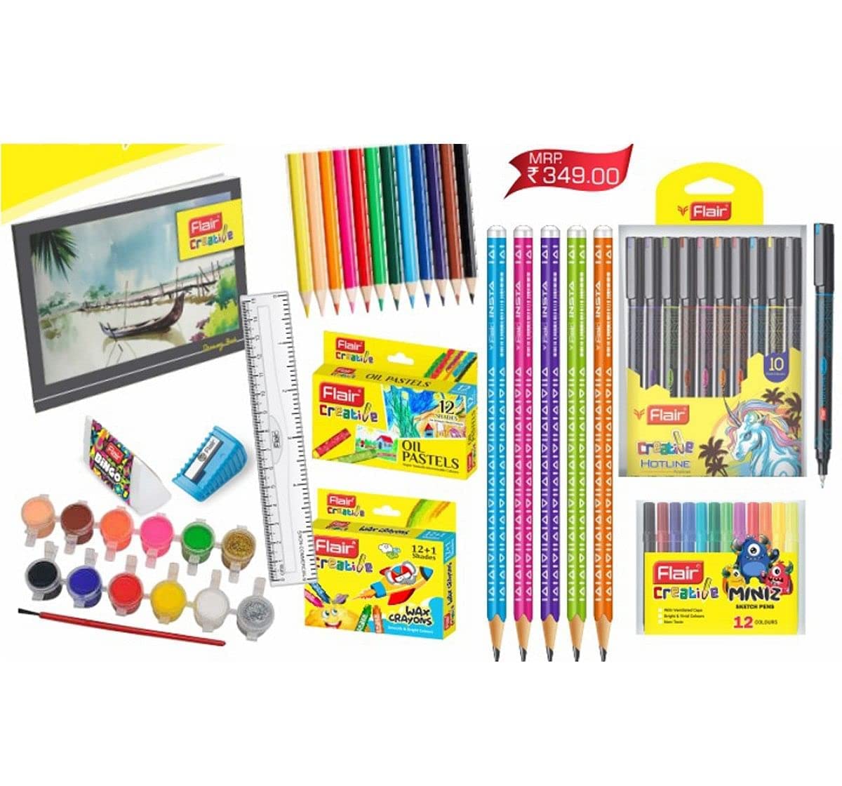 Flair Creative Coloring Kit-Xl