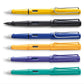 LAMY 4000145 Safari Blue Body Medium Tip Blue Ink Fountain Pen