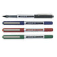 uni-ball UB150 0.5mm Eye Roller Ball Pen (Blue, Black, Green & Red Ink, Pack of 4)