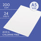 PaperPep Artists' Mixed Media Paper 200GSM A5 Pack of 24
