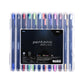Pentonic Multicolor Gel Pen With Hard Box Case (0.6 mm 1.0 mm, 12 Pcs Set), Pack Of 1