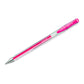 uni-ball Signo UM-100 0.7mm-0.8mm Gel Pen, Transparent Body, Multicolour Ink, Pack of 12