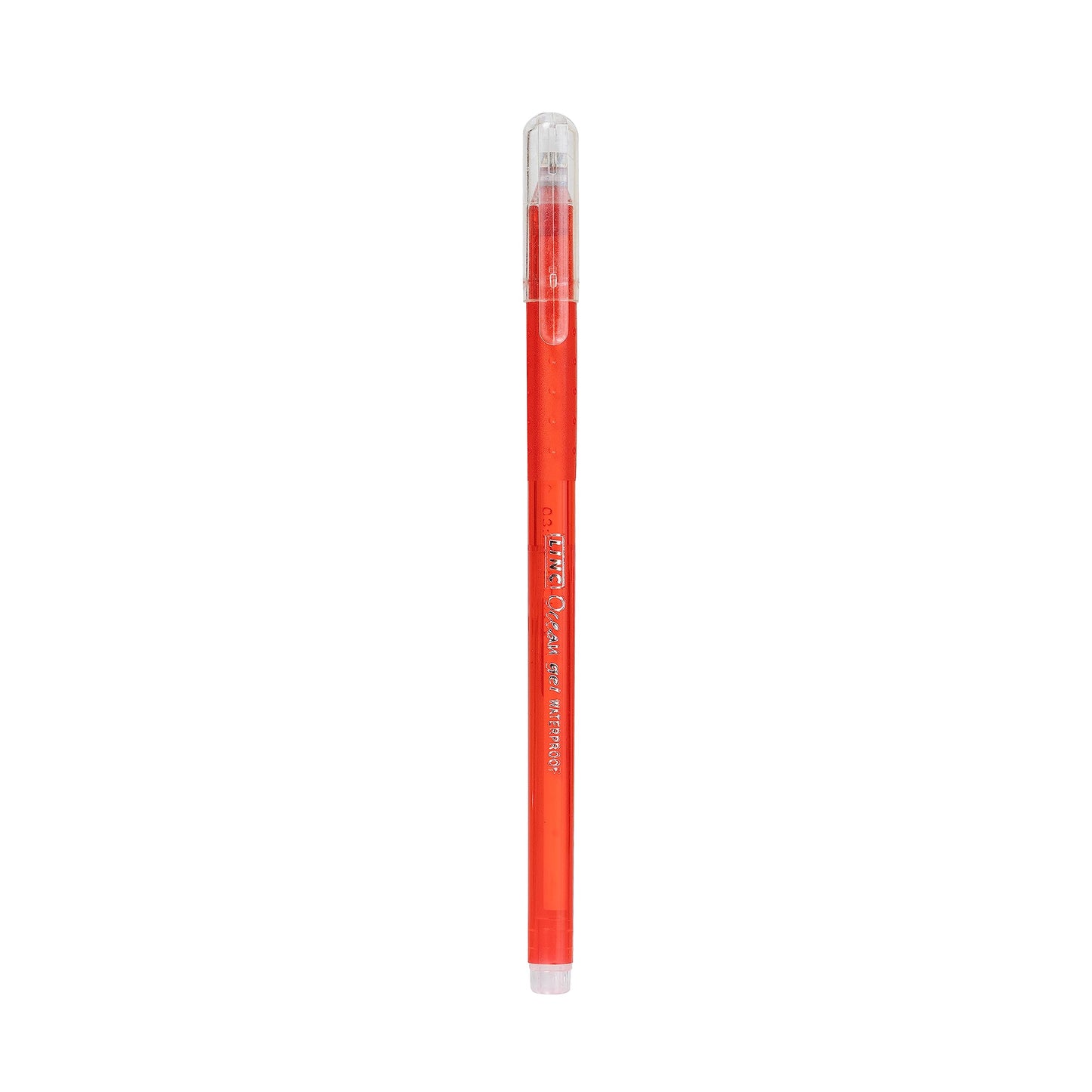 Linc Ocean Classic 0.55mm Gel Pen (Red Ink, Set Of 10)
