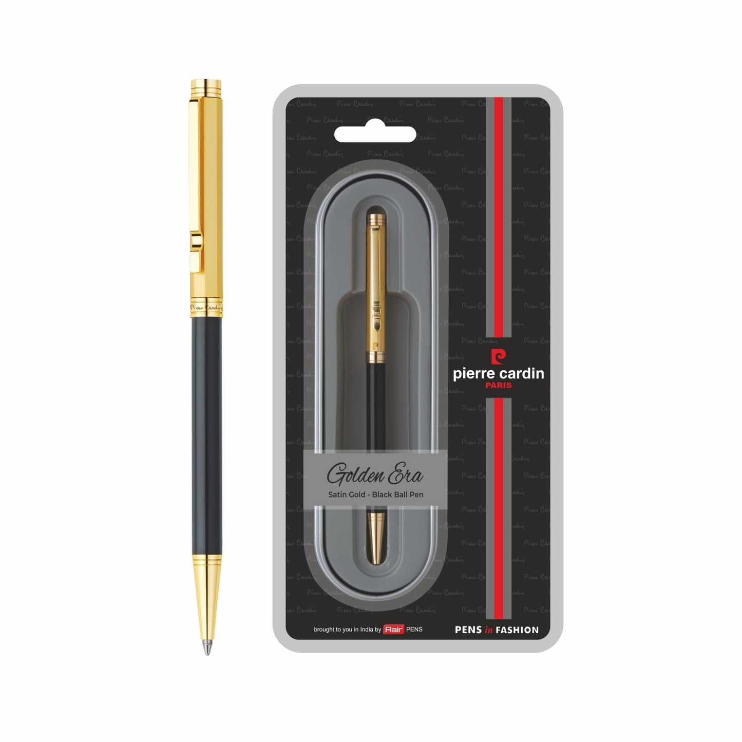 Pierre Cardin Golden Era Exclusive Metal Ball Pen, Blue Ink, Pack of 1
