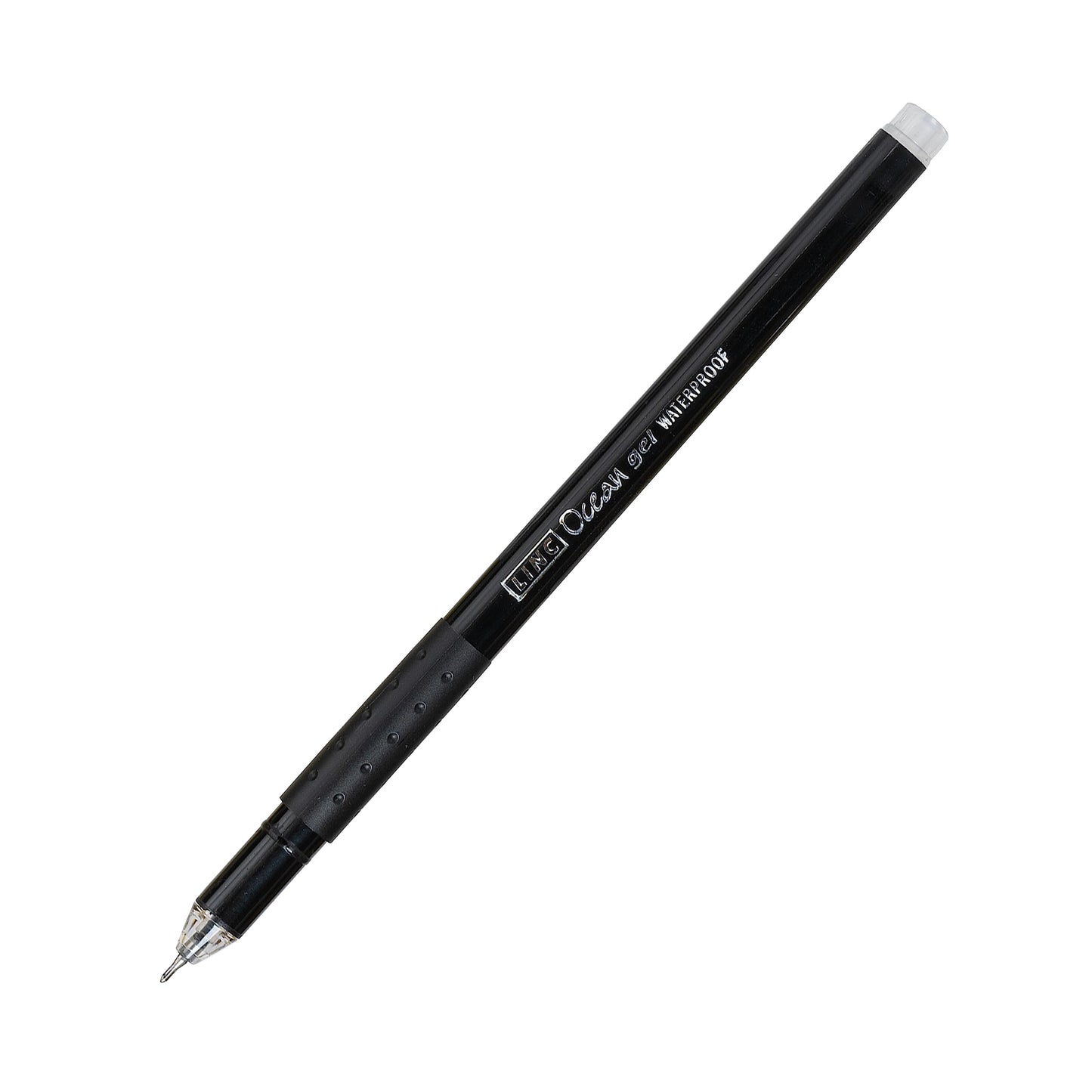 Linc Ocean Classic 0.55mm Gel Pen (Black Ink, Set Of 10)