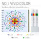 uni-ball Emott SY1 Water Based Fineliner Pens, Yellow, Green, Red, Black & Blue Ink, Set of 5