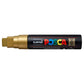 uni-ball Posca PC-17K 15.0 mm Extra Broad Tip Marker Pen, Gold Ink, Pack of 1