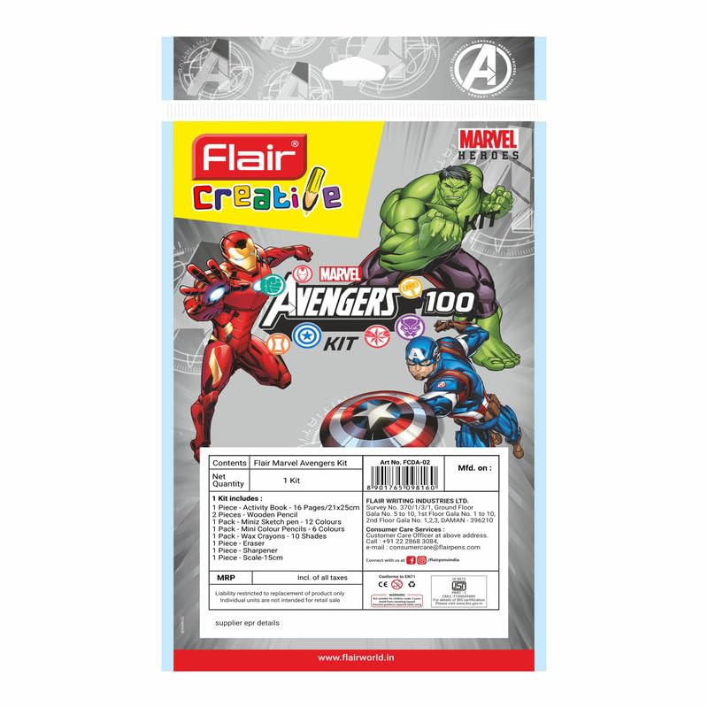 Flair Creative Series Marvel Avengers Stationery Kit