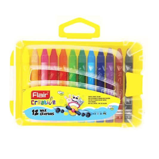 Flair Creative Series 12 Shades Wax Crayons