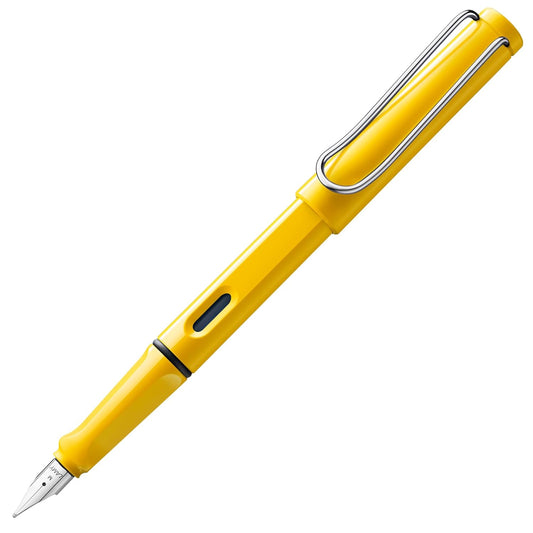 Lamy Safari Fine Nib Fountain Pen - Yellow Ink, Pack Of 1