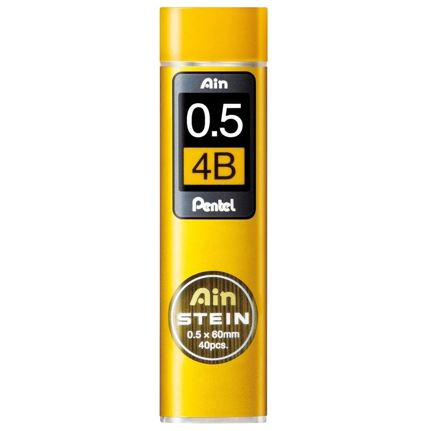 Pentel Ain Stein 0.5mm 4B Mechanical Pencil Lead, Pack of 40 (C275-4B)
