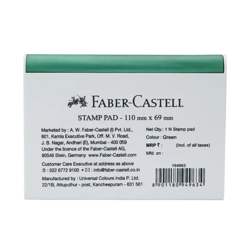 Faber-Castell Stamp Pad Medium, Green