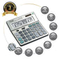 Flair FC-450 Desktop Series Basic Calculator, Grey, Pack of 1