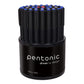 Pentonic Ball Pen Tumbler (Blue, Black & Red Ink, Pack of 50 Pens)