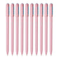 Hauser XO Girls Squad Pink Body 0.6mm Ball Pen, Blue Ink, Pack of 10